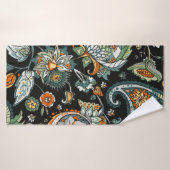 ペイズリー。伝統に基づくシームレスなパターン バスタオル (バスタオル)