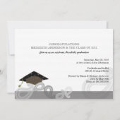 ペイズリー、卒業の帽子の卒業生の2012年の写真の卒業 招待状 (裏面)