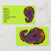 ペイズリー 名刺 (正面/裏面)