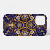 ペイズリー 花柄 iPhoneケース (裏面横)