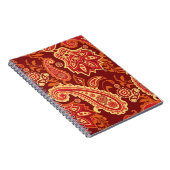 ペイズリー、花：観賞用のシームレスなパターン ノートブック (右側)