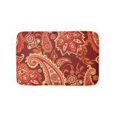 ペイズリー、花:観賞用のシームレスなパターン バスマット (正面)