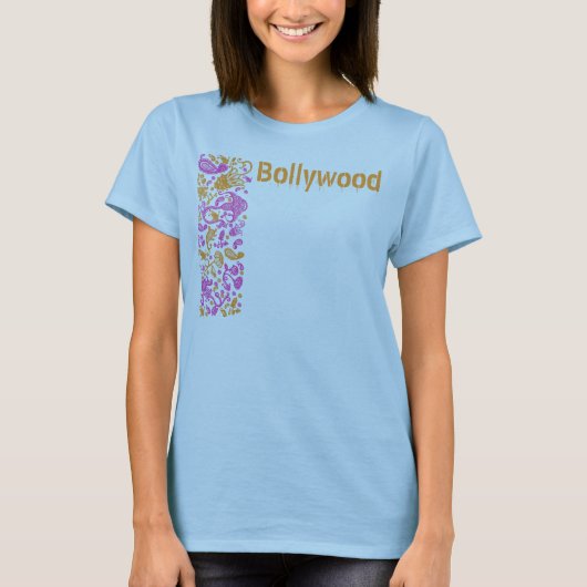 ペイズリー、Bollywood Tシャツ (正面)