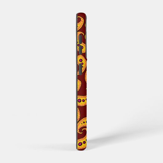 ペイズリー SAMSUNG GALAXYケース (右側面)