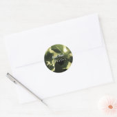 ペイタリアンスト調理師!バジル、ラベルシール ラウンドシール (封筒)