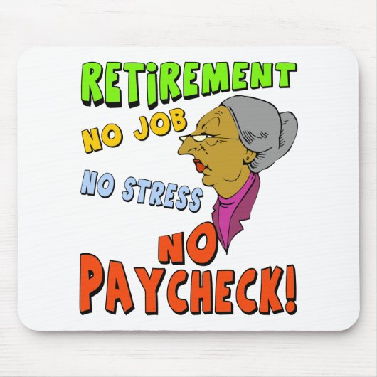 ペイチェック無し(2) マウスパッド (正面)