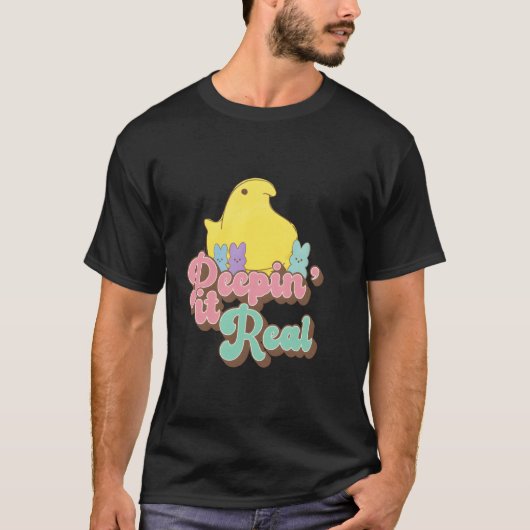ペイ'チキン実在バニーのウサギの復活祭 Tシャツ (正面)