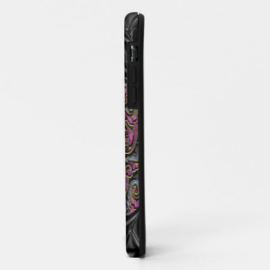 ペイニーダービューティフルシックモノグラム Case-Mate iPhoneケース (裏面/左)