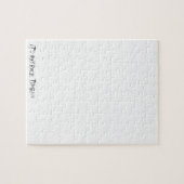 ペイバックタイムフレーズイライラ白 ジグソーパズル (横)