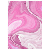 ペイパーソナライズされたルと白の大理石 クリップボード (裏面)