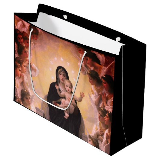 ペイフランスのトブーゲローマドンナと子供 ラージペーパーバッグ (正面アングル)