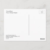 ペイフランスの川 ポストカード (裏面)