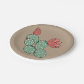 ペイモダンサボテン ペーパープレート (アングル)