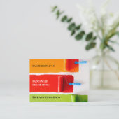 ペイモダンンターデカラフルコレーター 名刺 (スタンド正面)