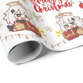 ペイモンクリスマスをテーマにしたギフトラッパー ラッピングペーパー (ロールコーナー)