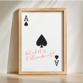 ペイリングカード記念ギフトエーススペード ポスター