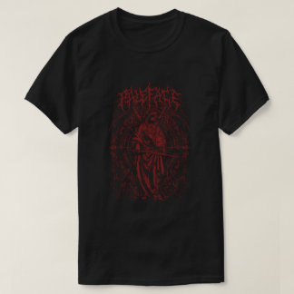 ペイルフェイス スイス オカルト 死神 赤フレーム メタル Tシャツ