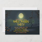 ペイルムーン ハロウィンパーティー ご招待 招待状 (正面)