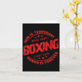 ペインは一時的な作業懸命ボクシングファイト簡単本野 カード (黄色い花)