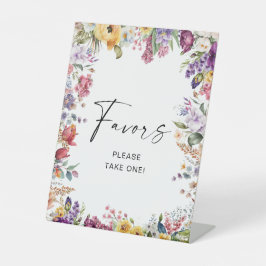 ペインサイン庭の花の台座のサイン 台座サイン