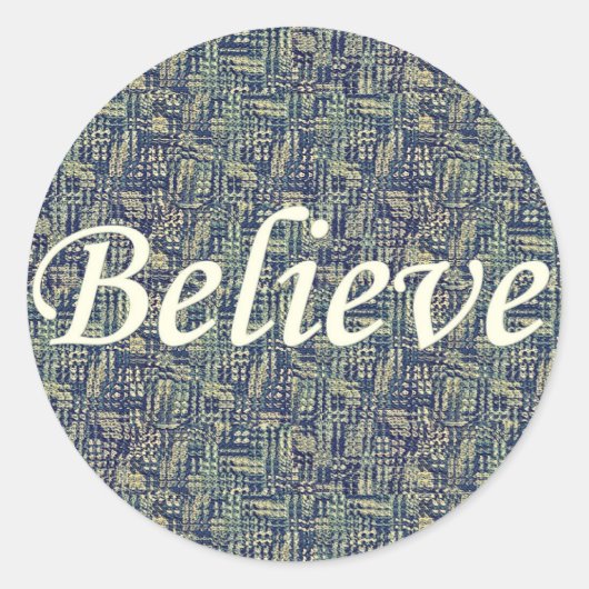 ペインズ越しに信じる ラウンドシール (正面)