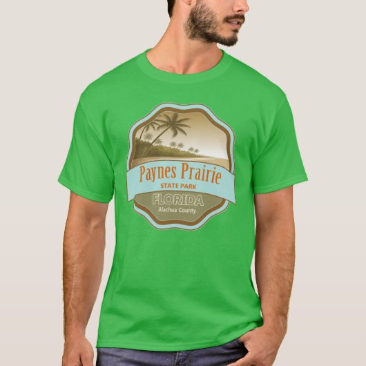 ペインズ・プレーリー保護州立公園 アラチュア郡 Tシャツ (正面)