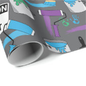 ペインタアンドデコレータ誕生日 ラッピングペーパー (ロールコーナー)