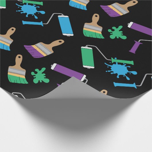 ペインタアンドデコレータ誕生日 ラッピングペーパー (角)