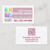 ペインタサービスカラーマスタ絵を描ー&デコールショップ 名刺 (正面/裏面)