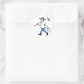 ペインタステッカー ラウンドシール (バッグ)