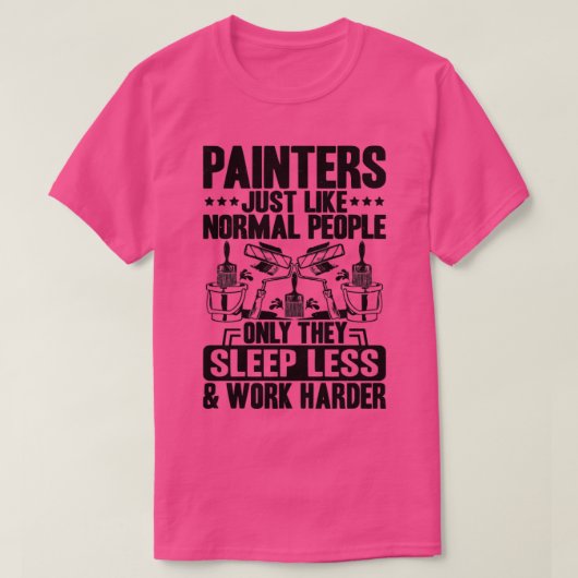 ペインタデコレータハウスペインター14 Tシャツ (デザイン正面)