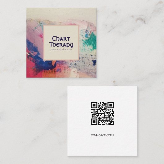 ペインタパレット スクエア名刺 (正面/裏面)