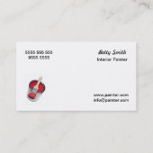 ペインタビジネスカード 名刺 (裏面)