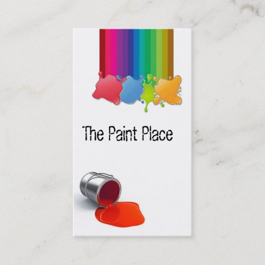 ペインタビジネスカード 名刺 (正面)