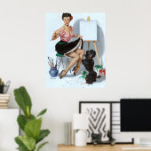 ペインタピン留め ポスター (ホームオフィス)