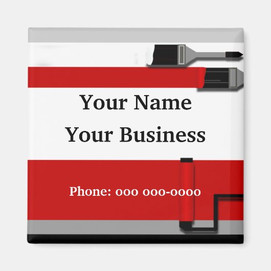 ペインタペイントブラシのプロモーションマグネット マグネット (正面)