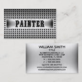 ペインタメタルルック名刺 名刺 (正面/裏面)