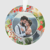 ペインタリー水彩 |ホリデーフォトオーナメント オーナメント (正面)