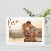 ペインタリー・ラブ |バレンタインデーのフォトカード |金ゴールド シーズンカード (スタンド正面)