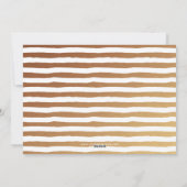 ペインタリー・ラブ |バレンタインデーのフォトカード |金ゴールド シーズンカード (裏面)