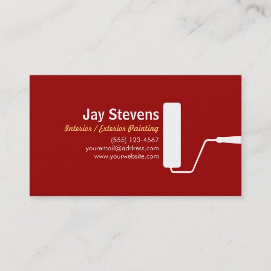 ペインタレッド名刺 名刺 (正面)