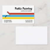 ペインタロ絵を描ーラー 名刺 (正面/裏面)