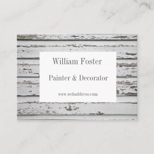 ペインターおよび装飾者のカスタマイズ可能な名刺 名刺 (正面)