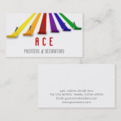 ペインターおよび装飾者の名刺 名刺 (正面/裏面)