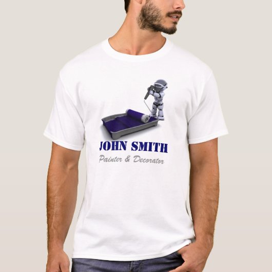 ペインターおよび装飾者のTシャツ Tシャツ (正面)