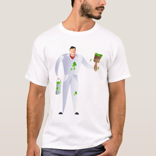ペインターおよび装飾者 Tシャツ (正面)