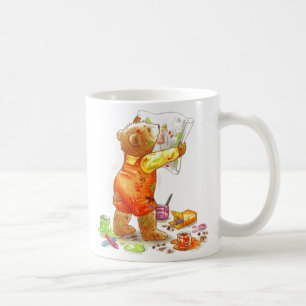 ペインターくま コーヒーマグカップ