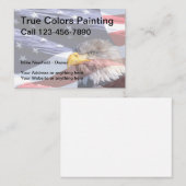 ペインターのアメリカのテーマ 名刺 (正面/裏面)