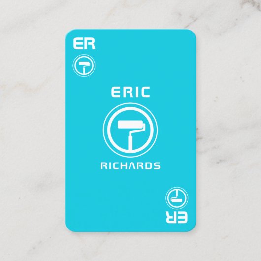 ペインターのエースカード 名刺 (正面)