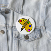 ペインターのカラーパレットボタン 缶バッジ (インサイチュ)